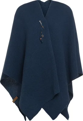 Produktbild von Knit Factory Jazz Poncho Cape - Jeans - One Size