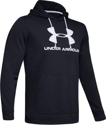 Immagine prodotto di Felpa da uomo Under Armour SPORTSTYLE TERRY LOGO HOODIE-BLK - XL
