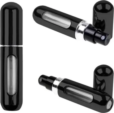 Image de Aga Vaporisateur de voyage pour parfum 5 ml Noir