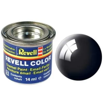 Image de Revell 32107 noir, brillant 14 ml