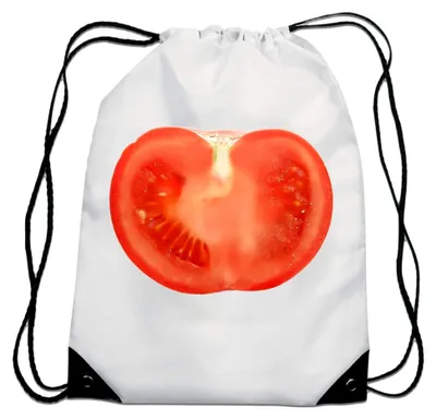 Produktbild von Kordelzugtasche mit Tomatenquerschnitt