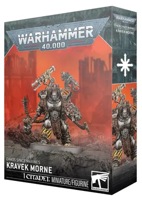 Produktbild von Warhammer 40.000: Chaos Space Marines: Kravek Morne (43-33)