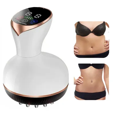 Produktbild von Fettmassagegerät, multifunktionale elektrische Meridianbürste, Schulter- und Nackenkörpermassage, Schaben, heiße Kompresse und Muskelentspannung