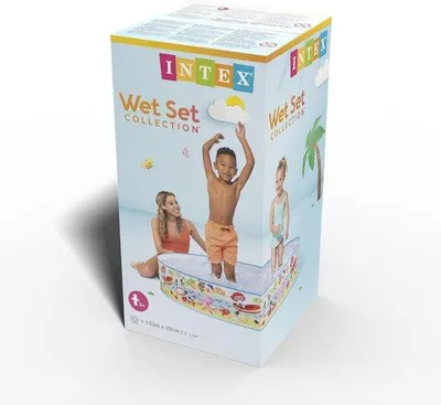 Produktbild von Kinderpool aus PVC, 152x25cm, Palm-Design