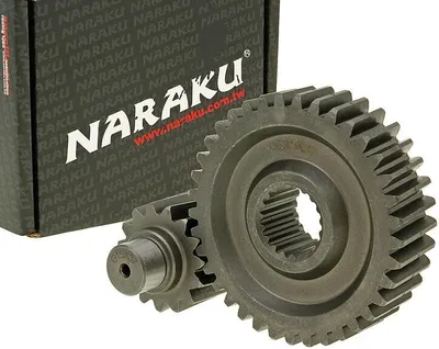 Obrázok produktu pre Prevodovka sekundárna Naraku Racing 15/37 +20% pre GY6 125/150cc 152/157QMI