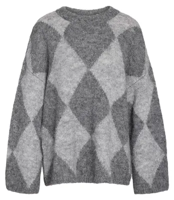 Produktbild von NOISY MAY Nmsutton L/S Argyle Oversize Knit