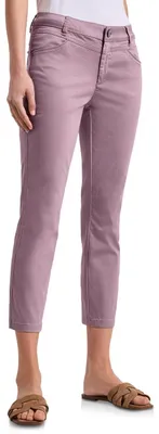 Produktbild von Street One 7/8 Slim Leg Hose im Satin-Look Dusty Berry 38