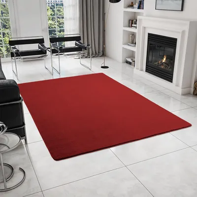 Obrázek produktu pro Homebyhome Pratelný Koberec s Krátkým Vlasem Protiskluzový a M?kký Moderní Jednobarevný Design do Obývacího Pokoje Ložnice, Velikost: 240x340 cm