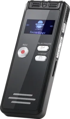 Zdjęcie produktu dla 64G Cyfrowy dyktafon Możliwość odtwarzania nagrań Odtwarzacz muzyczny MP3 z mikrofonem i głośnikiem Obsługa nagrywania HD 1536 KBPS Ochrona hasłem Zmienna prędkość Wielojęzyczny system Ładowanie USB do wykładów, spotkań, wywiadów klasowych ze słuchawkami