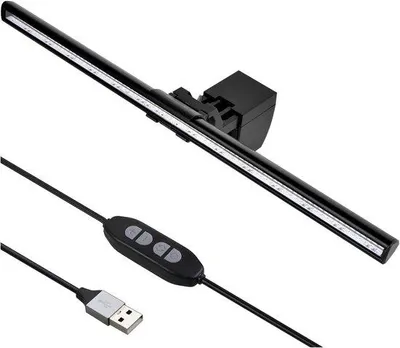 Productafbeelding van Monitorlamp met afstandsbediening, 40 cm, lichtbalk voor thuiskantoor, USB-bureaulamp