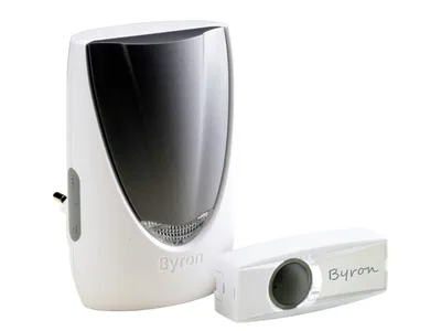Obrázek produktu pro Byron BY216FE, Černá, Bílá, Bezdrátový, 125 m, AC, Baterie