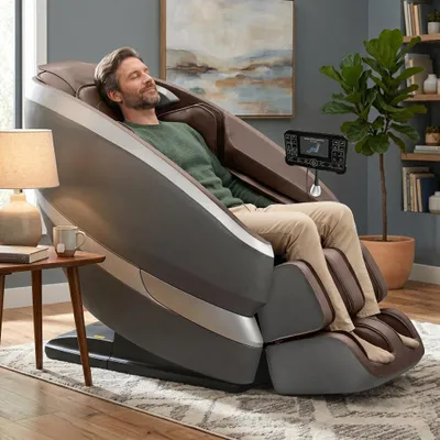 Image de Fauteuil de massage Aspria, chaise de massage Tai Chi pour le massage de tout le corps avec thermothérapie, maître pour le massage du cou et des épaules, pour la maison, les hôtels, les salons, les bureaux utiliser brasserie