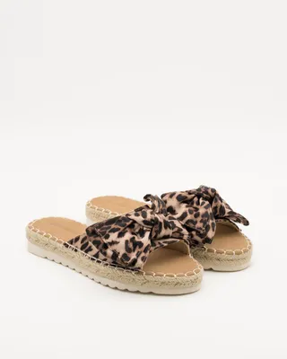 Produktbild von Slippers Leopard Suedine Strik