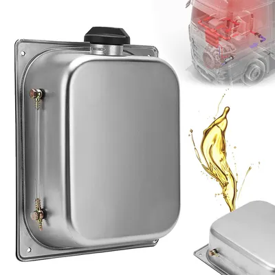 Produktbild von Benzintank 7L, Kraftstofftank Edelstahl Dieseltank Rostfreier Universaller Benzin Tank Diesel Heizungs Diesel Tank Große Kapazität