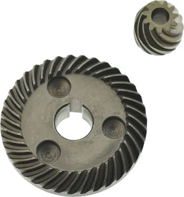 Produktbild von Trade-Shop Getriebe-Set (Tellerrad + Kegelrad) kompatibel mit Makita 9553 9554 9555 9557 9558 9555HN 9554NB 9555NB 9557NB 9558NB Winkelschleifer