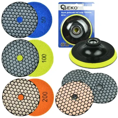 Produktbild von Geko Diamant-Schleifscheibe 100mm Trockenschliff Fliesen Beton