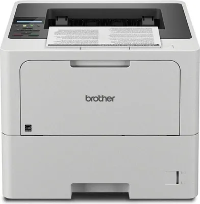 Produktbild von Brother HL-L6410DN, Laser, 1200 x 1200 DPI, A4, 50 Seiten pro Minute, Doppelseitiger Druck, Weiß
