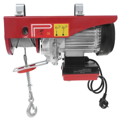 Image de Treuillage électrique, capacité de charge 800 kg, puissance 1450 W, tension 220 V, télécommande sans fil, indice de protection IP40