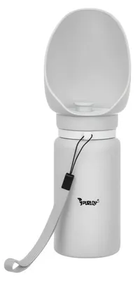Obrázek produktu pro Purlov 27234 Láhev pro psy skládací 550 ml, šedá