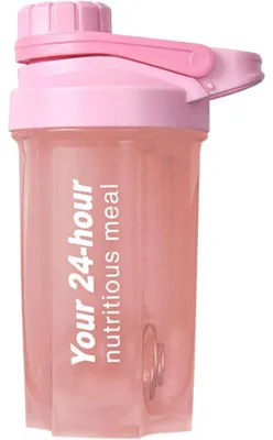 Productafbeelding van Proteïneshaker 600 ml, geschikt voor eiwitshakes en supplementen. Inclusief zeef en meetmaat. BPA-vrij
