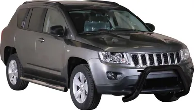 Immagine prodotto di Barra di protezione paraurti anteriore per Jeep Compass 2011-2016 ø76mm acciaio nero