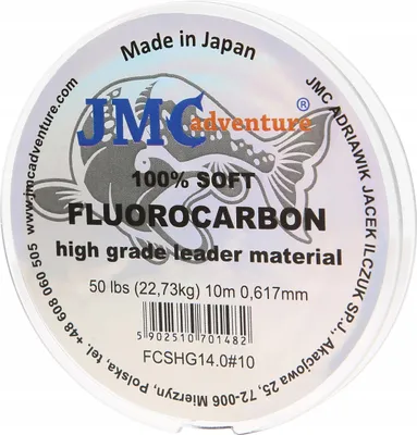 Zdjęcie produktu dla 100% fluorocarbon JMC ADVENTURE 10m 0.617mm