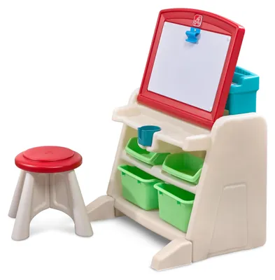 Immagine prodotto di Scrivania 2-in-1 per bambini, con cavalletto e spazio contenitivo