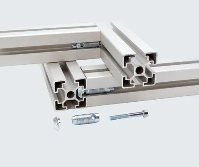 Produktbild von Automatikverbinder für 45x45 & 45x90 Nut 10 Aluprofil- inkl. Befestigungsset