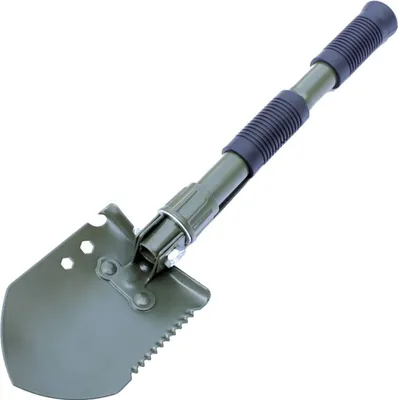 Produktbild von Klappspaten Survival Schaufel Camping Spaten Tragbare Schaufel Multifunktional, Farbe:Grün