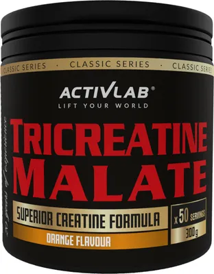 Produktbild von Activlab Tricreatine Malate 300g Kreatinmalat Kreatin - Orange