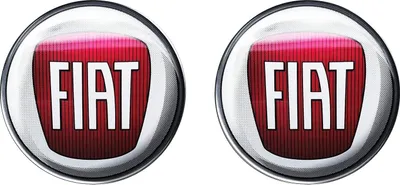 Produktbild von Fiat 3D Aufkleber 1 Logo, Größe 12 mm, 2 Stücke