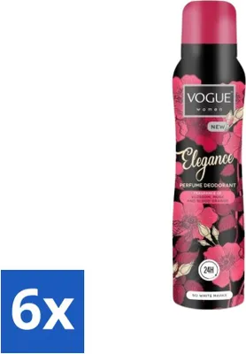 Obrázok produktu pre Parfumový dezodorant Vogue Elegance 150 ml - hodnotné balenie - 6 kusov