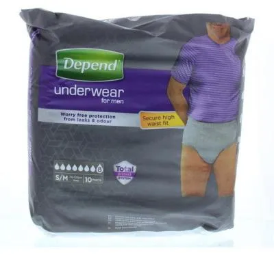 Produktbild von Depend Pants men super maat S/M (10 stuks)