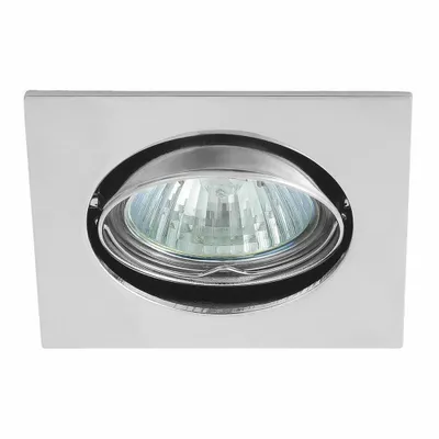 Produktbild von Kanlux Deckeneinbauleuchte Einbaurahmen quadratisch chrom schwenkbar