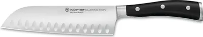 Image de Wüsthof Santoku mit Kullenschliff / Santoku Hollow Edge Classic Ikon 17 cm 1030331317