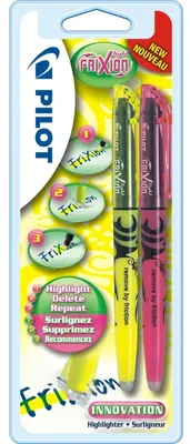 Produktbild von Textmarker Frixion Light Gelb/Pink, 1Set