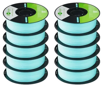 Produktbild von 3D-Drucker-Filament, 1,75 mm Durchmesser, hohe Genauigkeit, 10OzeanblauPLA