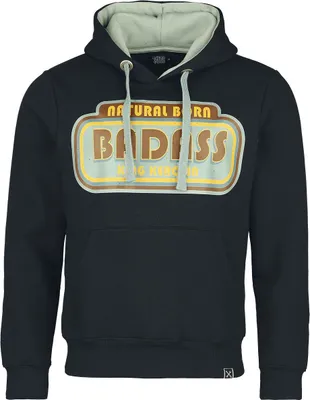 Image de Sweat à capuche King Kerosene "Badass" noir XXL