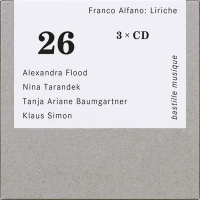 Immagine prodotto di Franco Alfano (1875-1954): Franco Alfano (1875-1954): Intregale delle Liriche (Sämtliche Klavierlieder) -   - (CD / I)