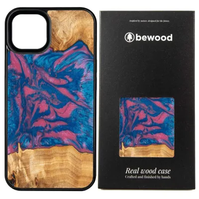Image de Housse de protection pour iPhone 14 Pro Max Housse Case Cover Bois Bewood