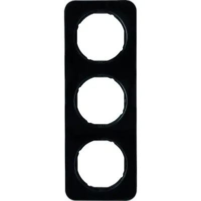 Produktbild von Berker Rahmen R.1 schwarz, 10132145 glänzend