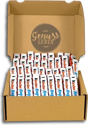 Produktbild von Genussleben Box mit ca. 1500g Kinder Riegel