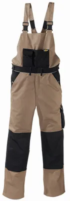 Produktbild von TEXXOR Latzhose AMAZONAS Canvas Gr. 50 kahki/schwarz