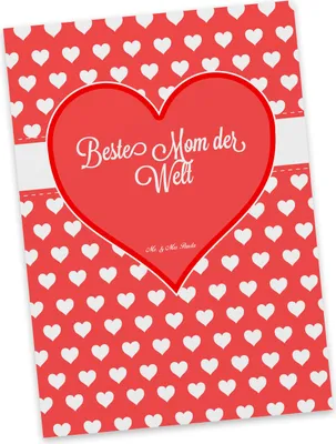 Produktbild von Mr. & Mrs. Panda Postkarte Mom - Geschenk, bildkarte, Mutter, Dankeschön, Mami, Ansichtskarte, Grußkarte, Supermama, Postkarten, Ansichtskarten