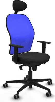 Produktbild von Bürostuhl mit Kopfstütze Jorquera Piqueras y Crespo 1D036G1 Schwarz