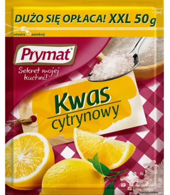 Obrázek produktu pro Prymat Kwas cytrynowy XXL 50 g