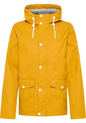 Produktbild von CALEY  Herren Regenjacke mit einem dezenten Print auf der Oberstoffrückseite - Senf, XXL