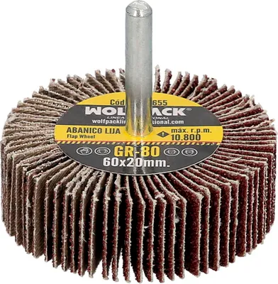 Obrázok produktu pre Brúsny kotúč zrno 80, veľkosť ø 60 x 20 mm. Brúsny kotúč, brúsne kotúče, brúsenie, brúsenie, leštenie, brúsenie, leštenie