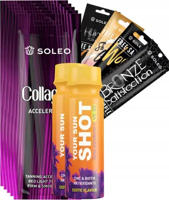 Image de Soleo Collagen 5x15ml accélérateur de bronzage avec collagène +