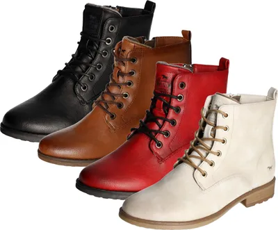 Produktbild von Mustang Damen Boot Stiefelette klassisches Design in modernen Farben 1265-526, Größe:37 EU, Farbe:Schwarz